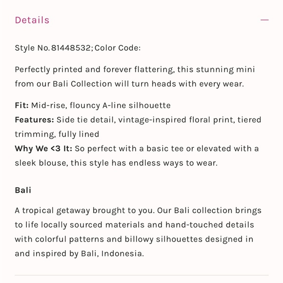 Free People Bali Made you look Mini Skirt skort 2 - Picture 4 of 9